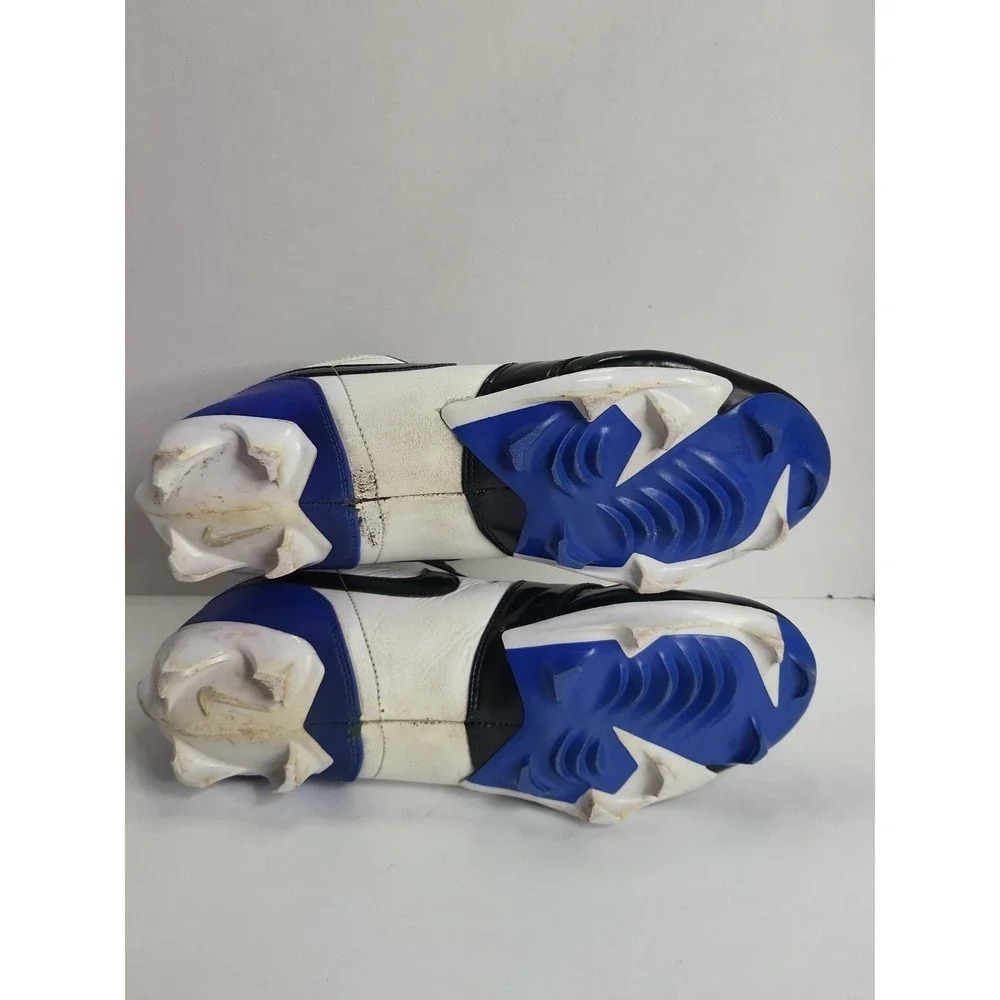 Nike Air Jordan 1 Low TD Football Cleats Royal Black White FJ6245-401 Men's 12